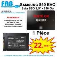 SSD 2,5" Samsung 850 EVO 250 Go