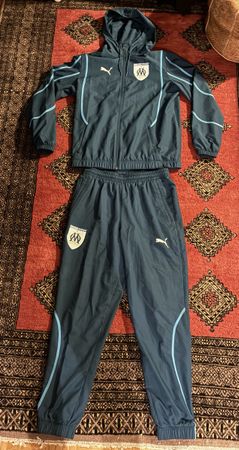 Puma Trainingsanzug Marseille OM, dunkelblau, Gr. M