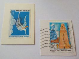 Afrika, Tunesien, 2 Marken
