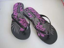 SCHWARZE FLIP-FLOPS GR. 38 *NEU*