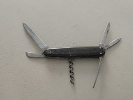 Taschenmesser antik mit Korkenzieher gebrauchter Zustand