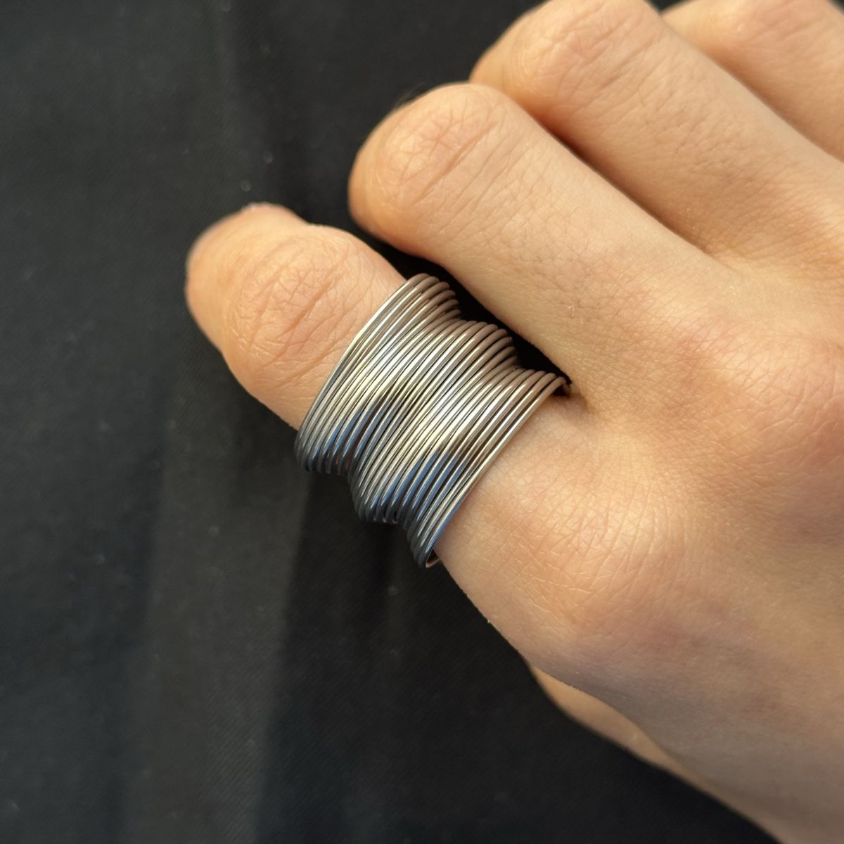 Ringe: Silberne Edelstahl Ring Gr. 52 – Neu (gemäss Beschreibung) aus Givisiez von dor_xb9k