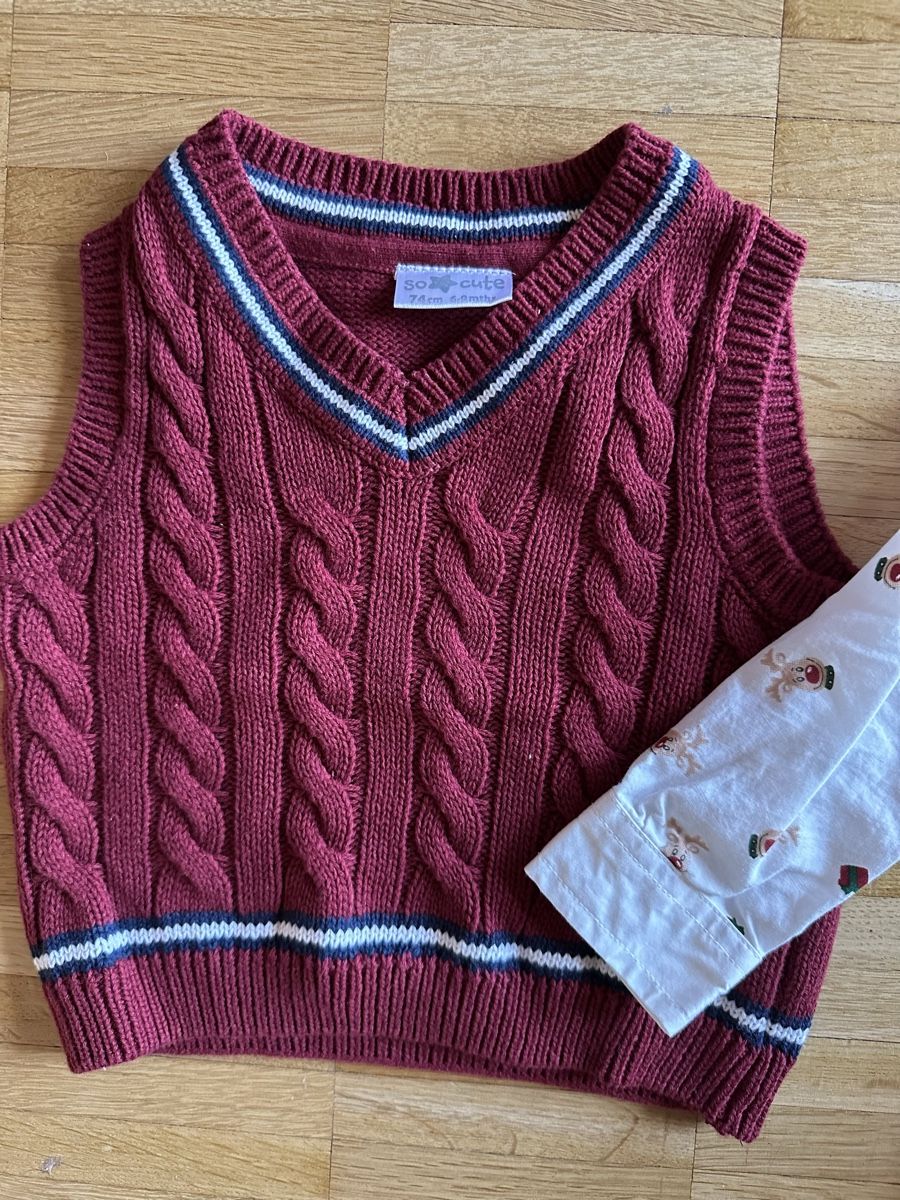 Lotti & Set di vestiti: Baby Weihnachten Set Pulli und Hemd 9-12 Monate – Nuovo (secondo la descrizione) da Kloten venduto da mariyama 2