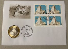 Münzbrief Zermatt 10 .-