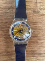 Swatch, blau / orange