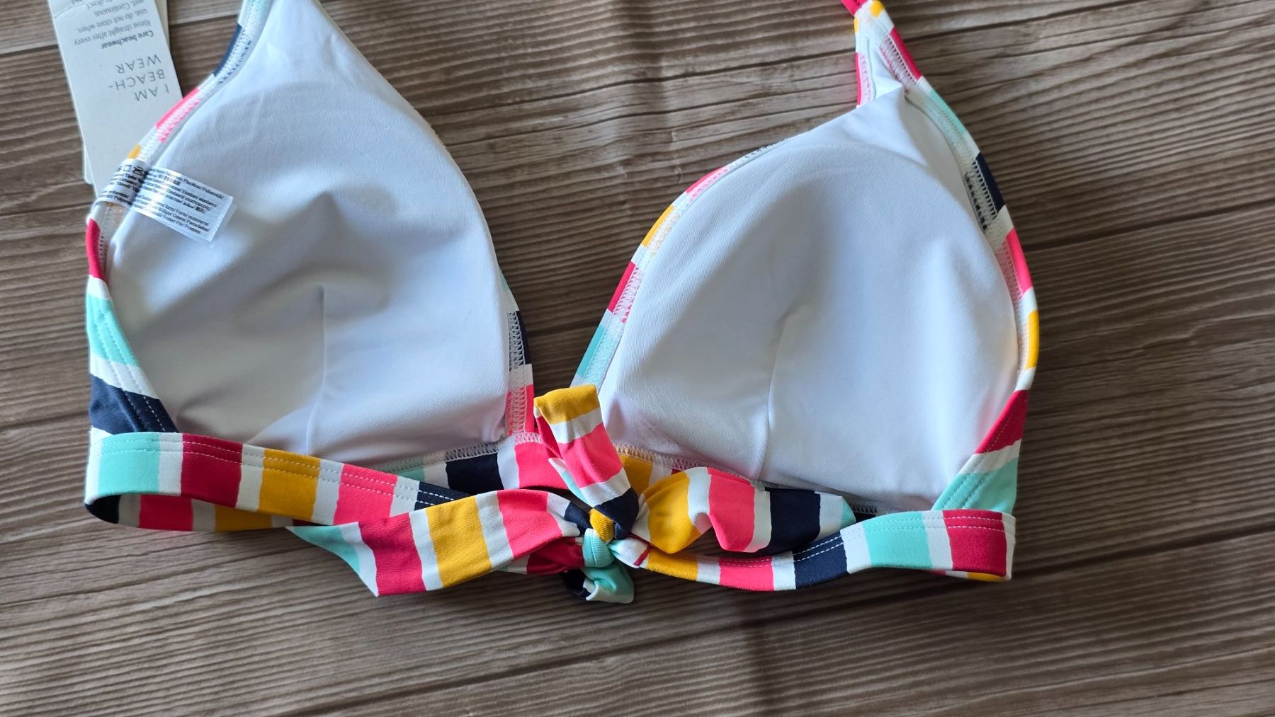 Esprit Costumi da bagno & Bikini: Esprit Bikini-Oberteil - 40 B - Bunt gestreift – Nuovo (secondo la descrizione) da Thalwil venduto da VitaMini 3