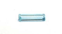 Aquamarin-0.95 ct-Smaragd Schliff-Natural-Idar-Oberstein