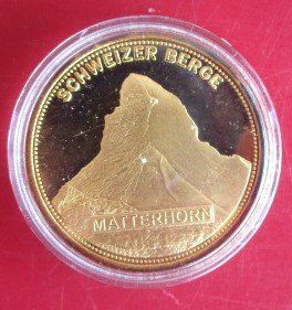 Medaillen: Matterhorn - Schweizer Berge - vers. - 40 mm - PP – Neu und originalverpackt aus Luzern von Horoskop1