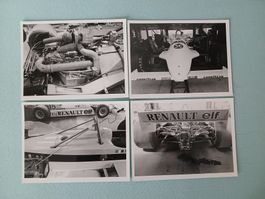 4 Pressefotos; Formel 1 GP Deutschland 1981