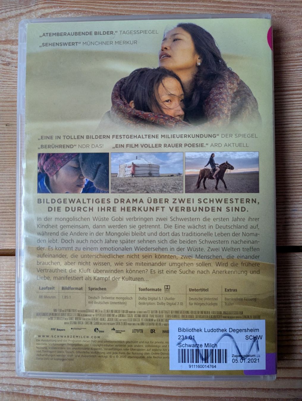 Tutti i DVDs: DVD Schwarze Milch – Usato da Ganterschwil venduto da shlilan 1