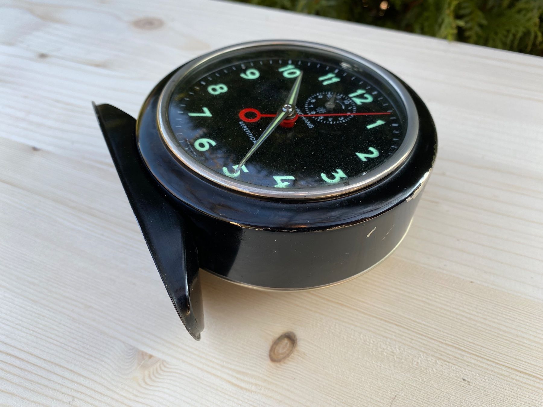 Junghans Sveglie: alter Junghans Repetition Wecker – Difettoso da Feldbach venduto da Olive1 4