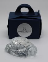 Edle SARNER CRISTAL Glas-Schildkröte/ Briefbeschwerer