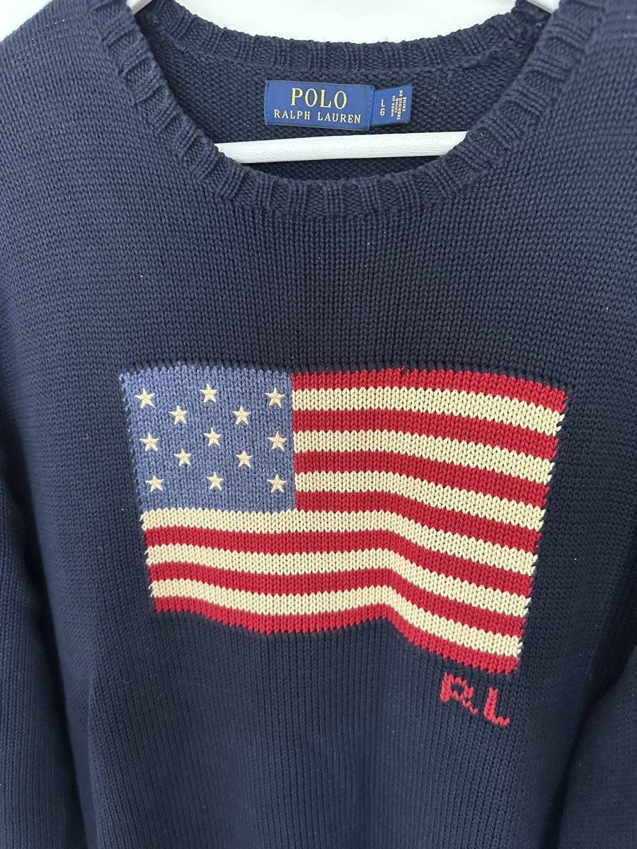 Ralph Lauren Pullover & Sweatshirts: RALPH LAUREN FLAGG PULLOVER-L-MARINE BLAU-NEU – Neu (gemäss Beschreibung) aus Baar von hasenfrau15 3