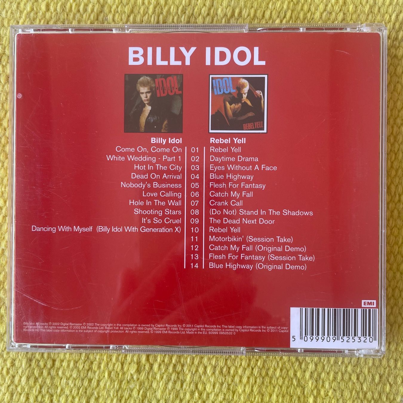 CDs: BILLY IDOL-2CD BILLY IDOL/REBEL YELL – Gebraucht aus Rorschacherberg von CD-Roli 1