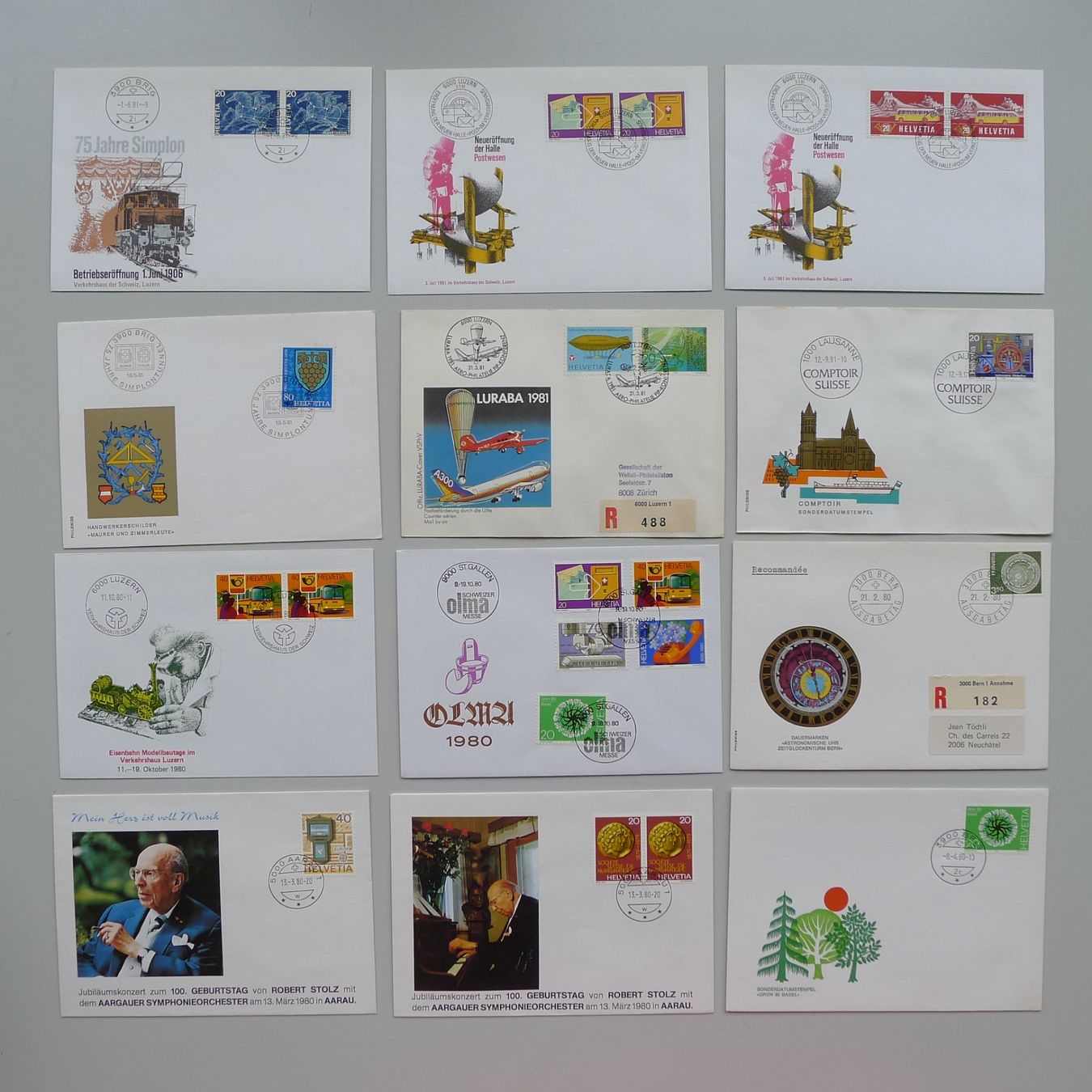 Tutti i francobolli: 1960-2000, über 800 Briefe, illustriert, Sonderstempel... – Usato da Sursee venduto da Luzernerraute 2