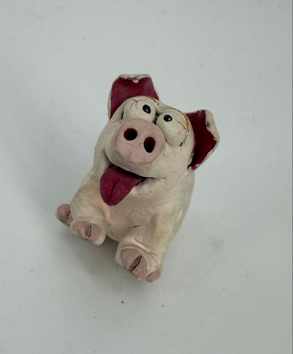 Statuette: Deko Figur Schwein  – Usato da Auenstein venduto da moin.