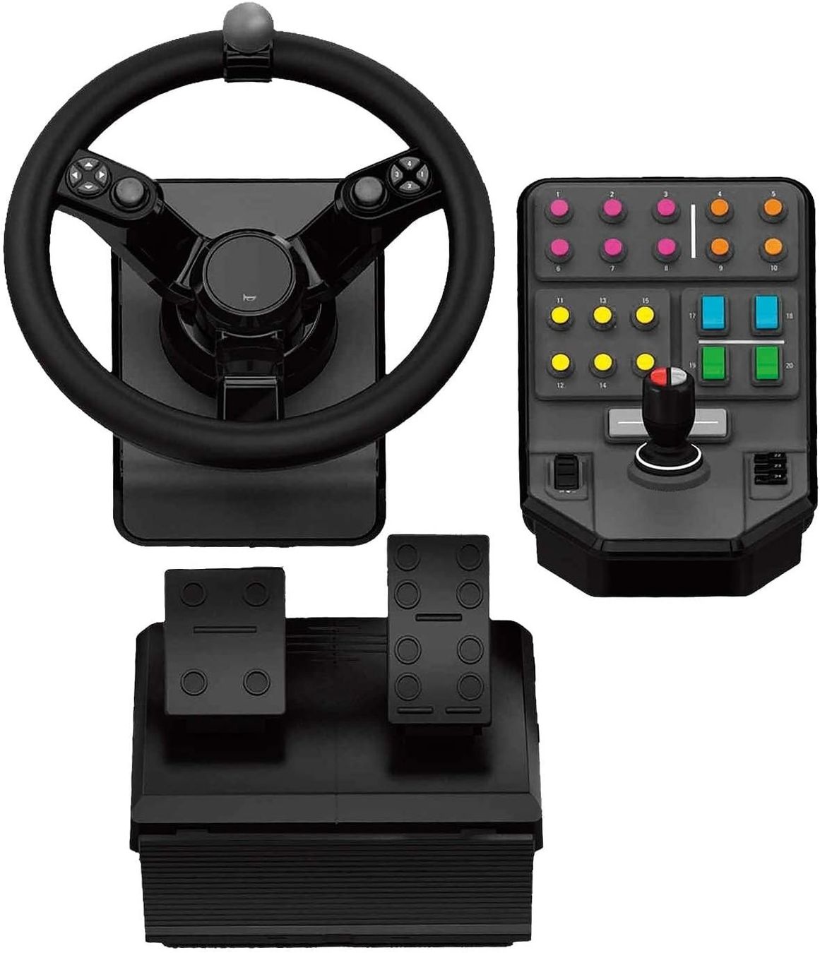 Logitech Manettes: Logitech Heavy Equipment Bundle Farming Simulator + boîte – D'occasion à St-Prex par AMPmike