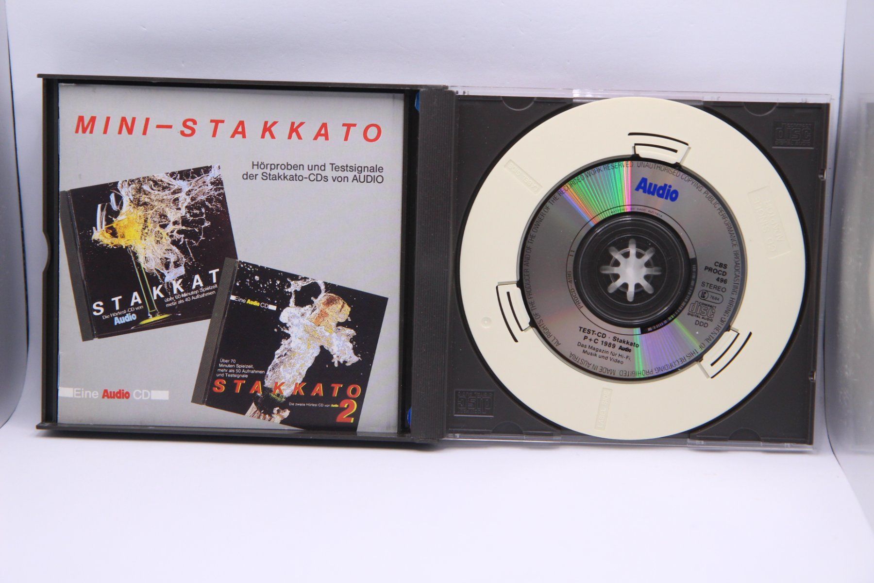 CD: 2 CD Test CD Mini-Stakkato + Chartbreakers + Herbie Hancock – Usato da Ernetschwil venduto da luisvonerni 7