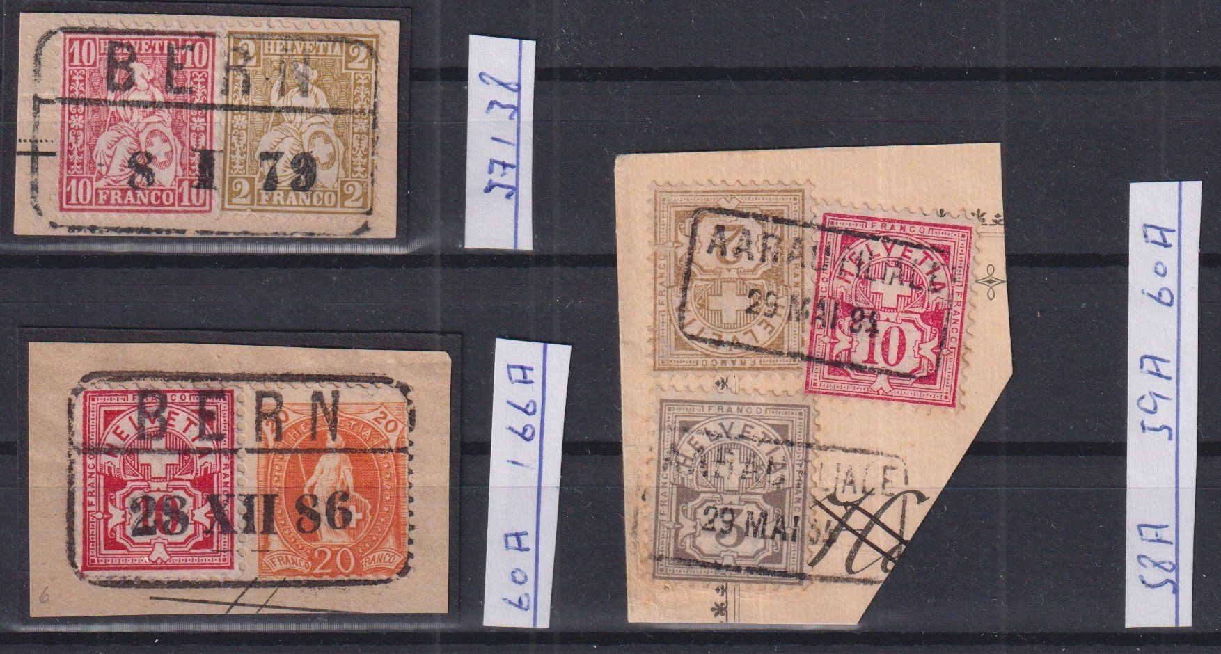 Tutti i francobolli: F13) Marken mit Aushilfstempel, sehe Scan – Usato da Claro venduto da Chanty7