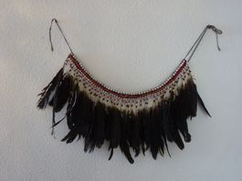 Feder Schmuck Kette / Indianer