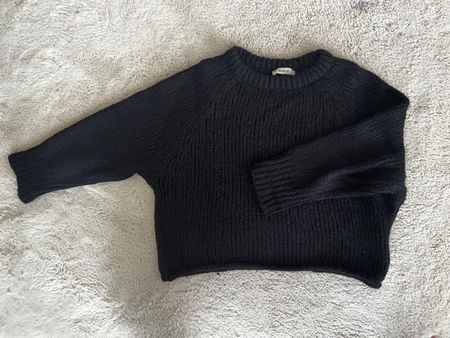 Oversized Pullover Zara, schwarz, Gr. S