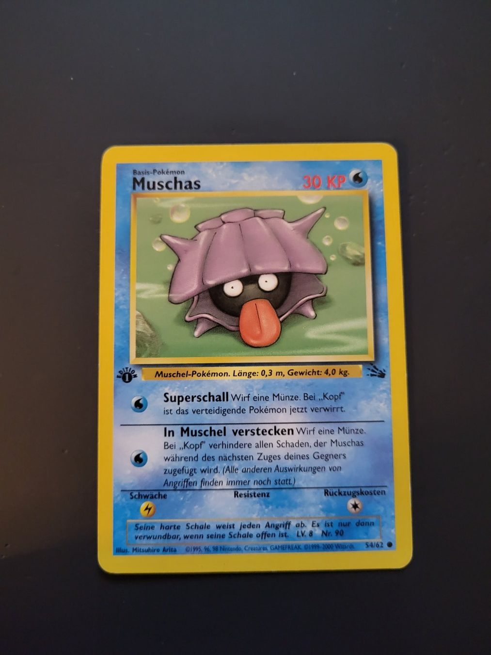 Pokémon Carte collezionabili: Pokemon 1. Edition Muschas – Usato da oberbuchsiten venduto da nat_8gwb