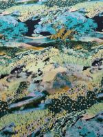 Italienische kühlende Viskose Jersey 1.5x1.35m Panel Monet