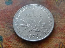 FRANCE  1 Franc  1976  (Z)