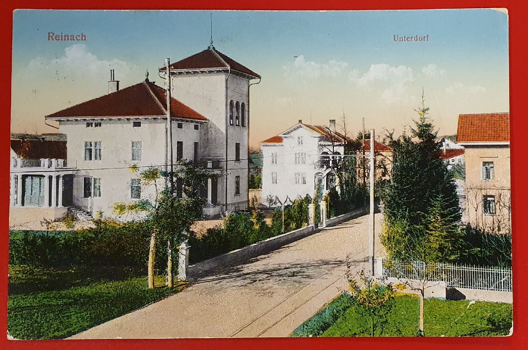Ansichtskarten: Reinach AG - Unterdorf – Gebraucht aus Kreuzlingen von Rschweiz1