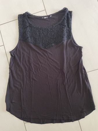 Schwarzes Damentop Gr L