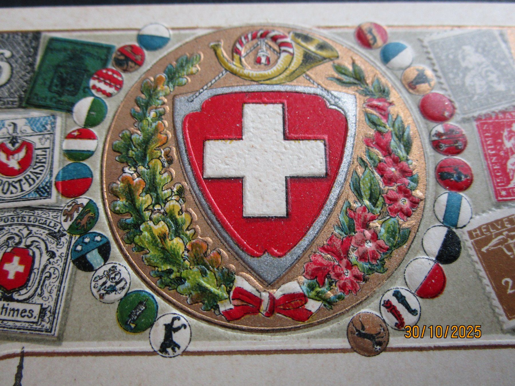 Cartoline postali: 1910: Internat. Briefmarkenausstellung Bern – Usato da Rubigen venduto da Menthe 2
