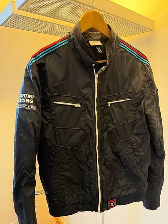 Original Regen-/Windjacke von Porsche Martini Racing