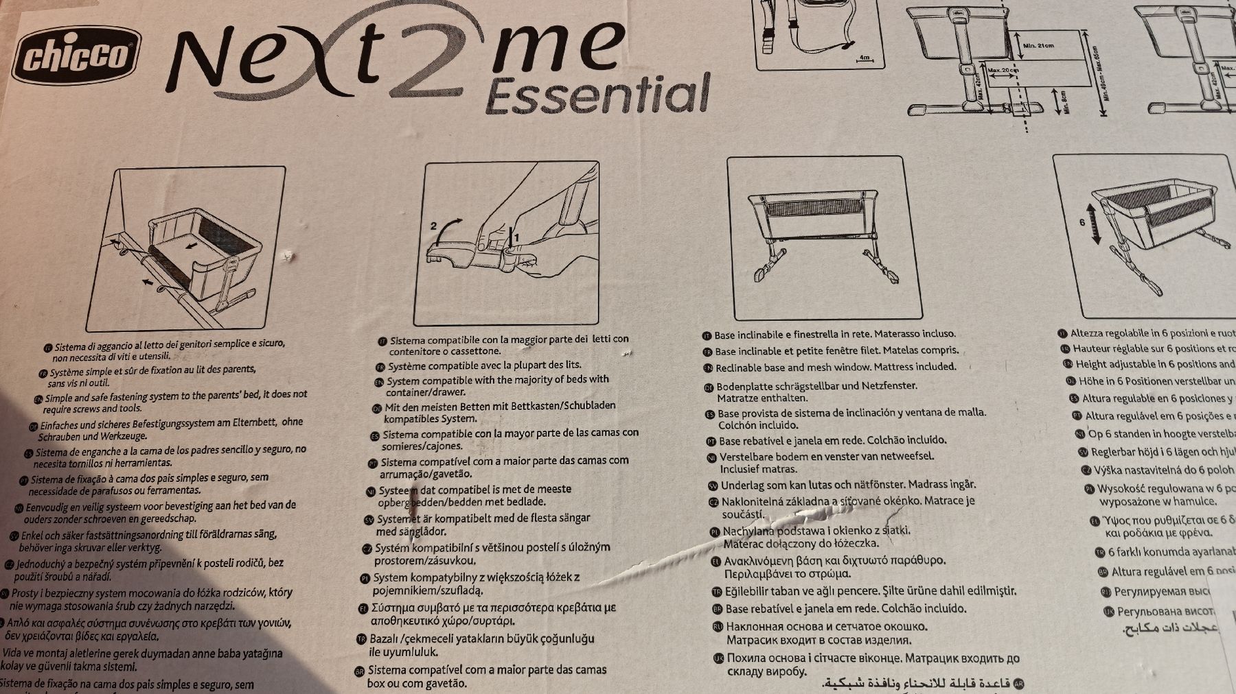 Chicco Berceaux: Chicco next to me – Neuf avec emballage d'origine à Bioggio par Delle87 2