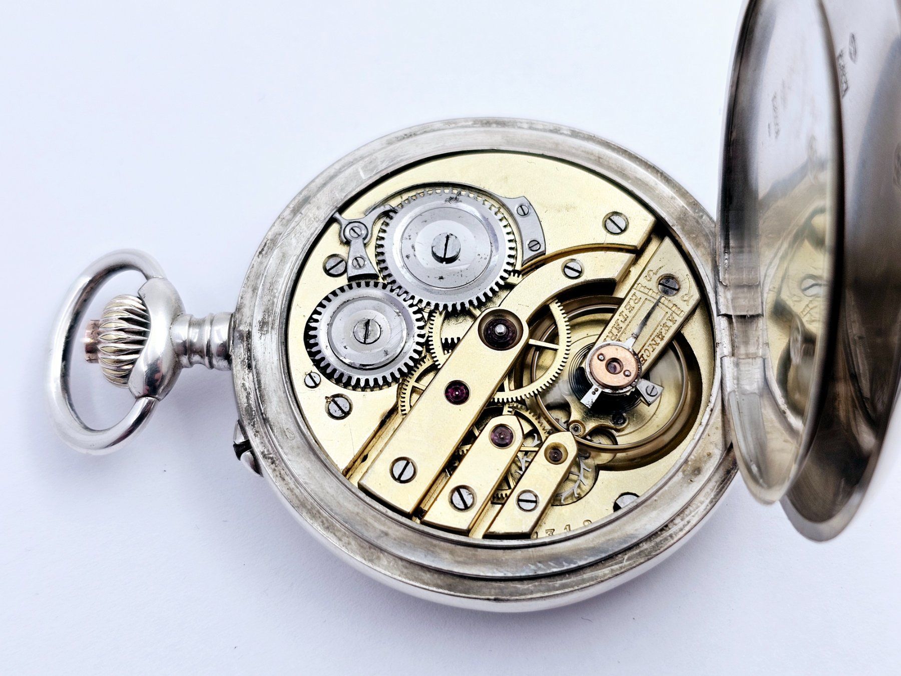 Uhren: Antike Savonette Taschenuhr 800 Silber – Gebraucht aus Bassersdorf von AnkerWatch 3
