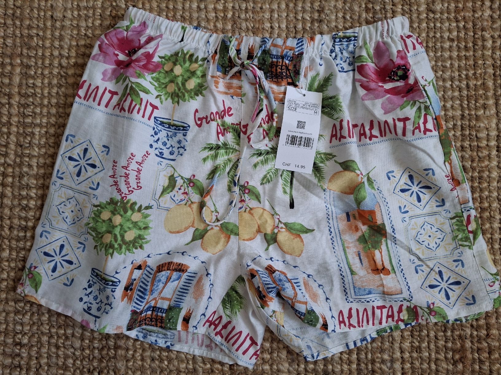 Kleiderpakete: Ensemble chemise short M 100% coton positano – Neu und originalverpackt aus Lausanne von Cognitia 1