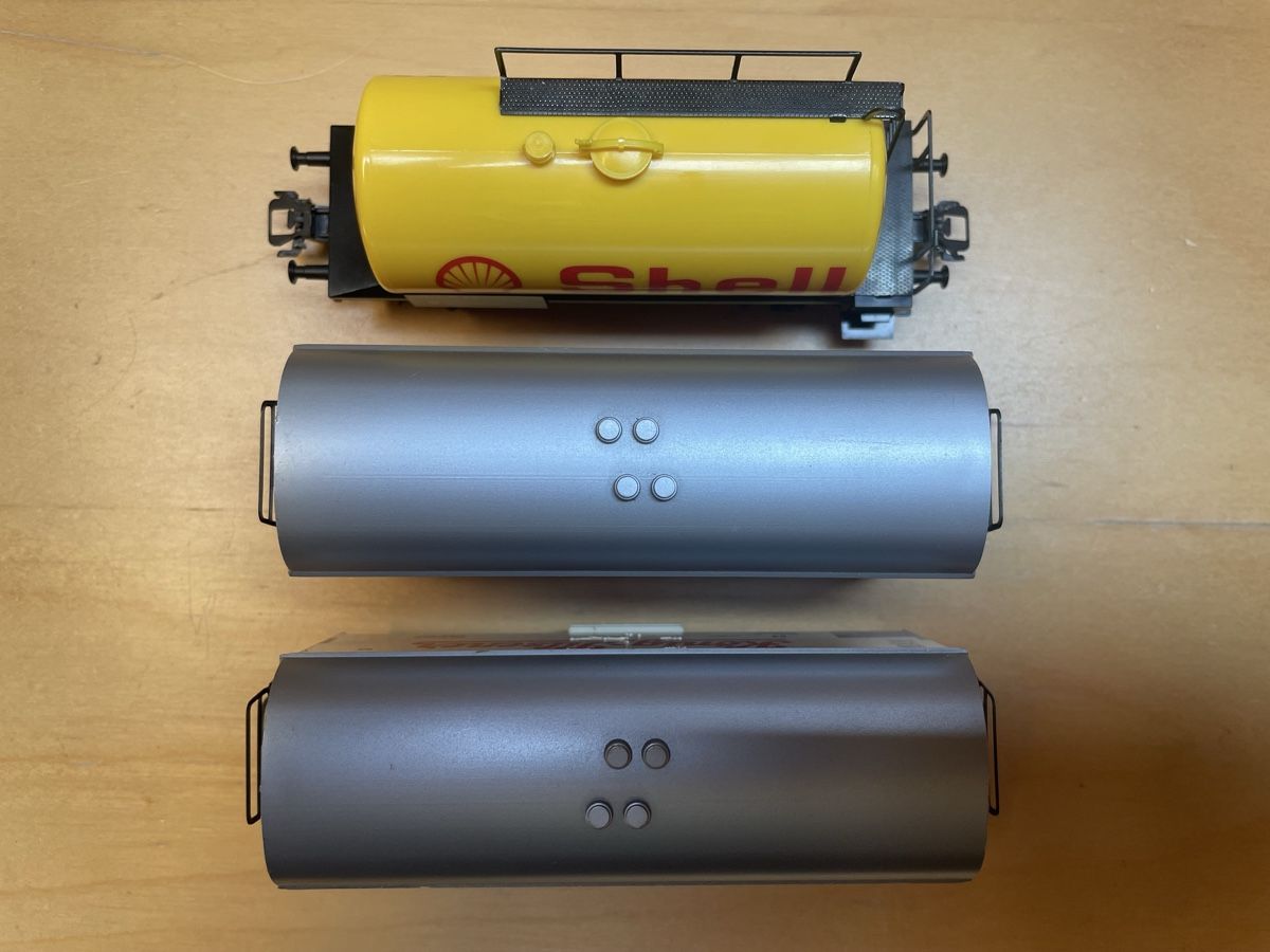 Märklin Modellini di ferrovie: 3 Märklin Güterwagen – Usato da Rickenbach ZH venduto da u2540 2