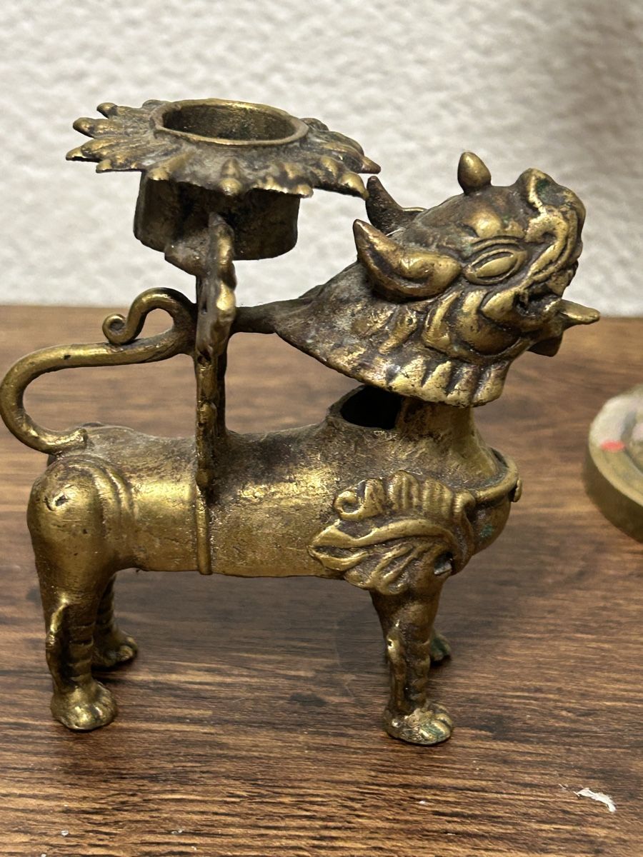Portacandele: Vintage-Chinesische Kerzenhalter-Set – Usato da Losone venduto da del_yh97 4
