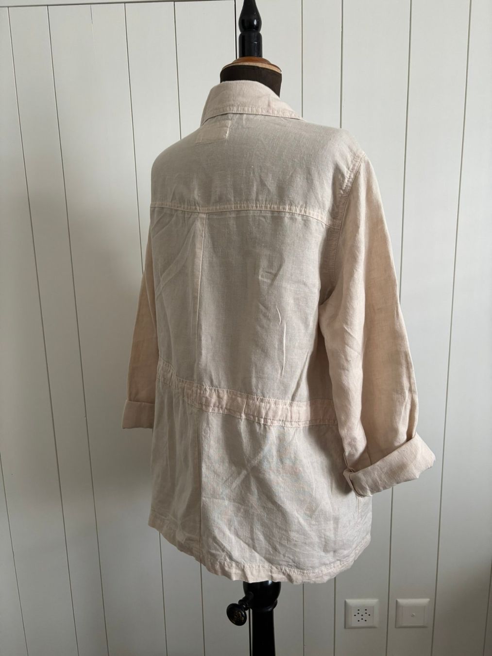 C&A Giacche: C&A Leinen Jacke hellbeige - Grösse 40 – Usato da Kleinandelfingen venduto da Baba23 2