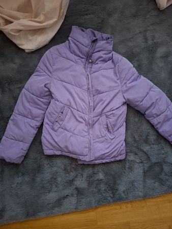 Zebra Winterjacke, Lila, Gr. S – ideal für kalte Tage!