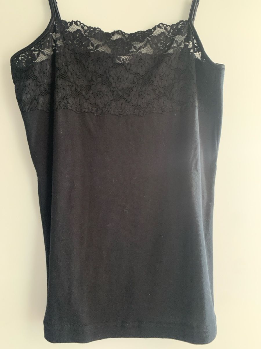 Top: Black Lace Top Trim Size M or L – Usato da Immensee venduto da Gitter 2