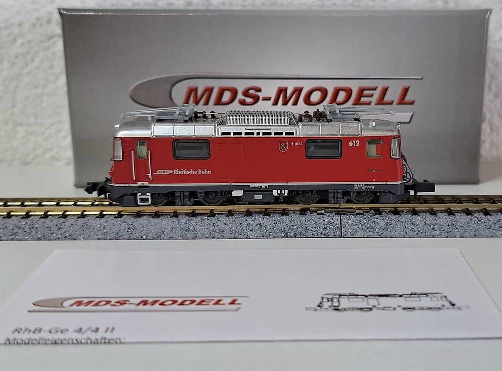 Rhätische Bahn RhB Lokomotive Ge 4/4 II 620 mit Taufname Z