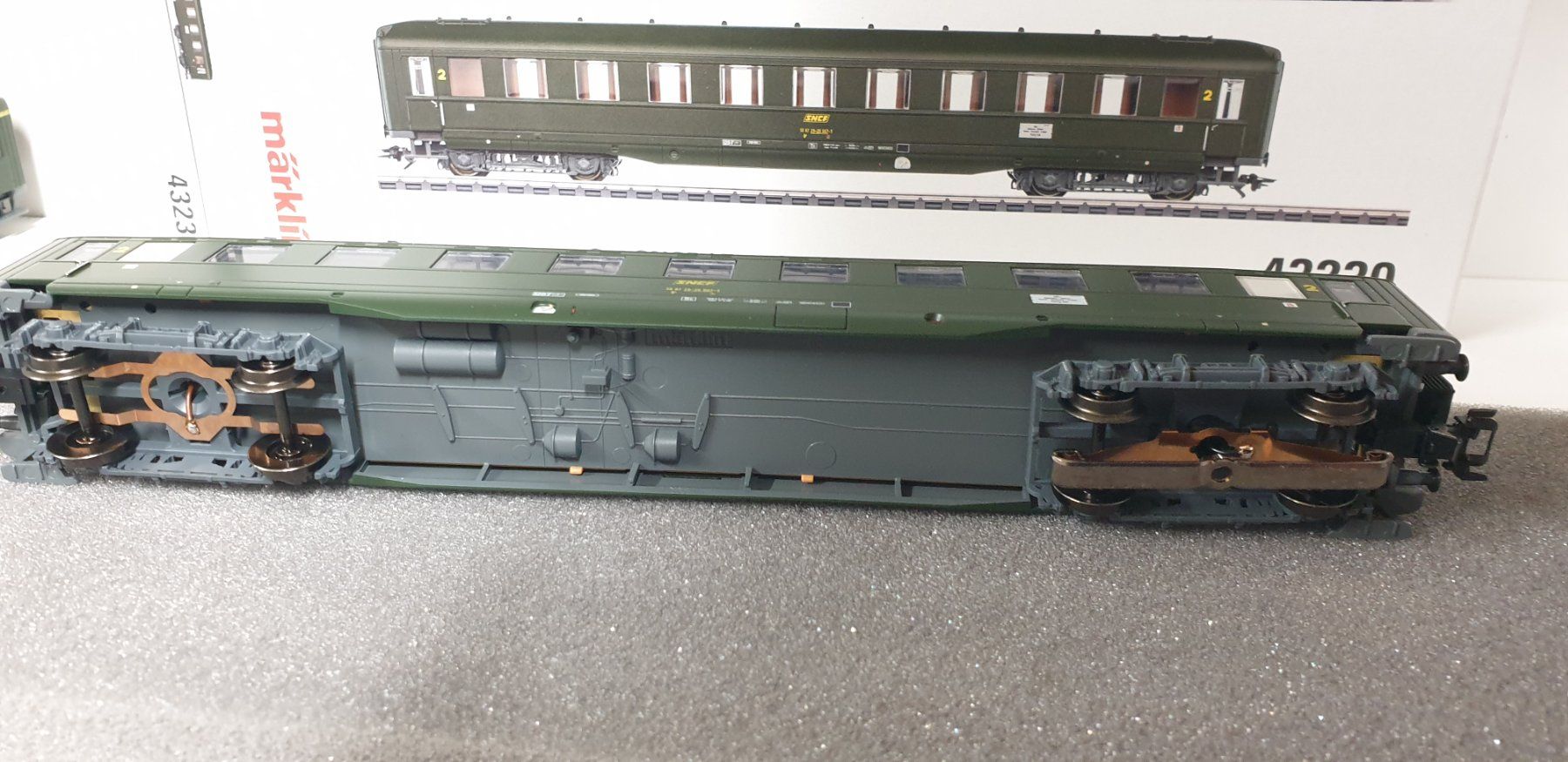 Märklin Modellini di ferrovie: Märklin SNCF Wagenset mit LED 43230 – Nuovo e nell'imballaggio originale da Geroldswil venduto da TopTrain54 8