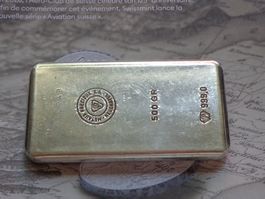 Silber barren 500 grammes Ag.999 - Neuchâtel
