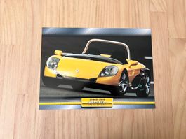 RENAULT SPORT SPIDER Einzelblattprospekt