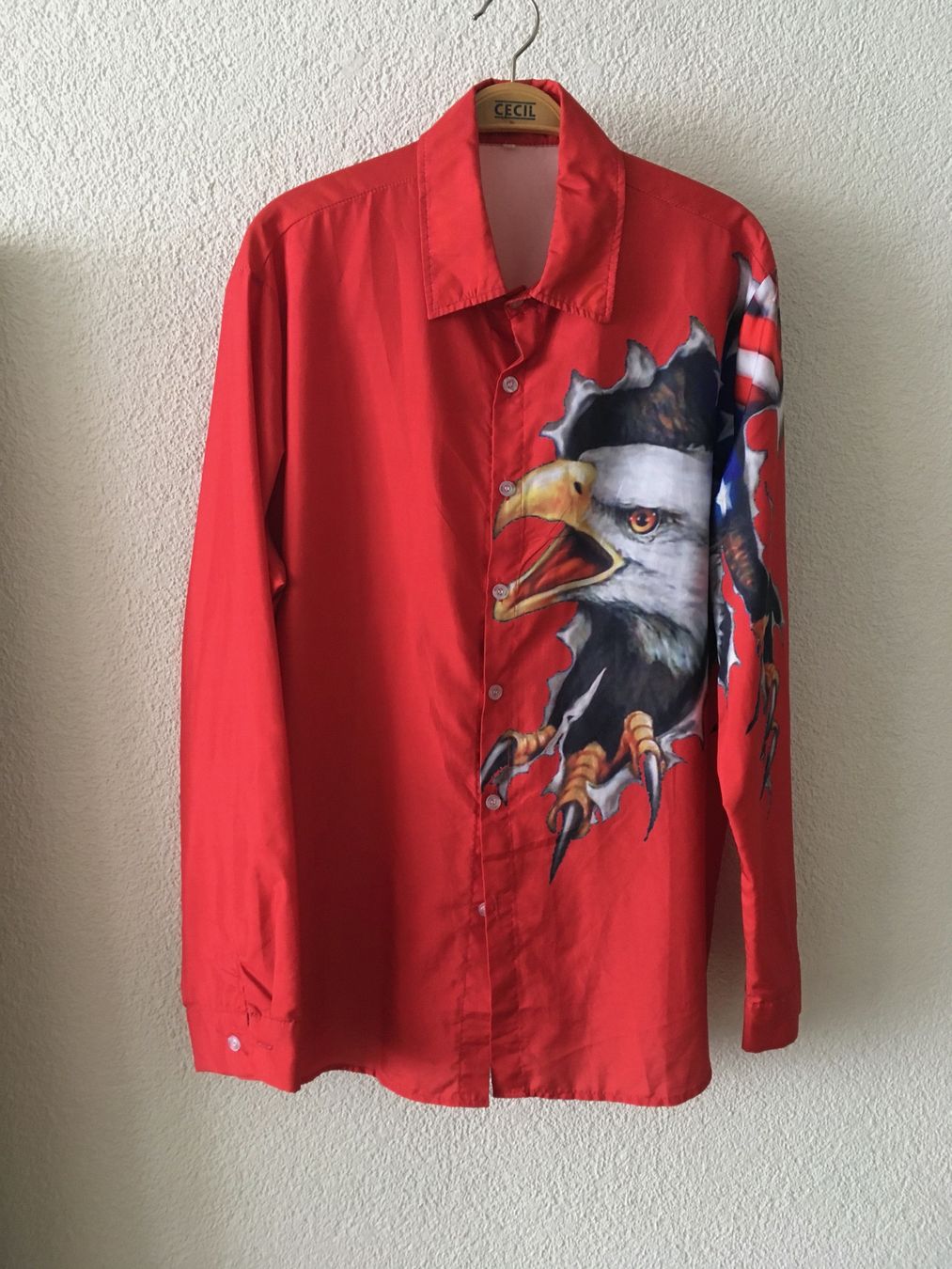 Camicie: Hemd EAGLE. Gr. XL, aus Musikernachlass – Usato da Rheineck venduto da emma.gut