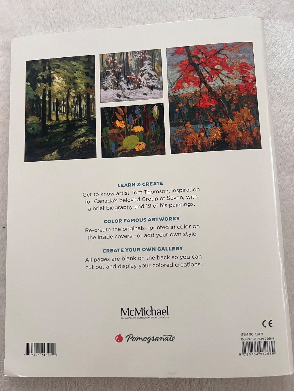 Libri: Coloring book by Tom Thomson – Nuovo (secondo la descrizione) da Lausanne venduto da NYC67 4