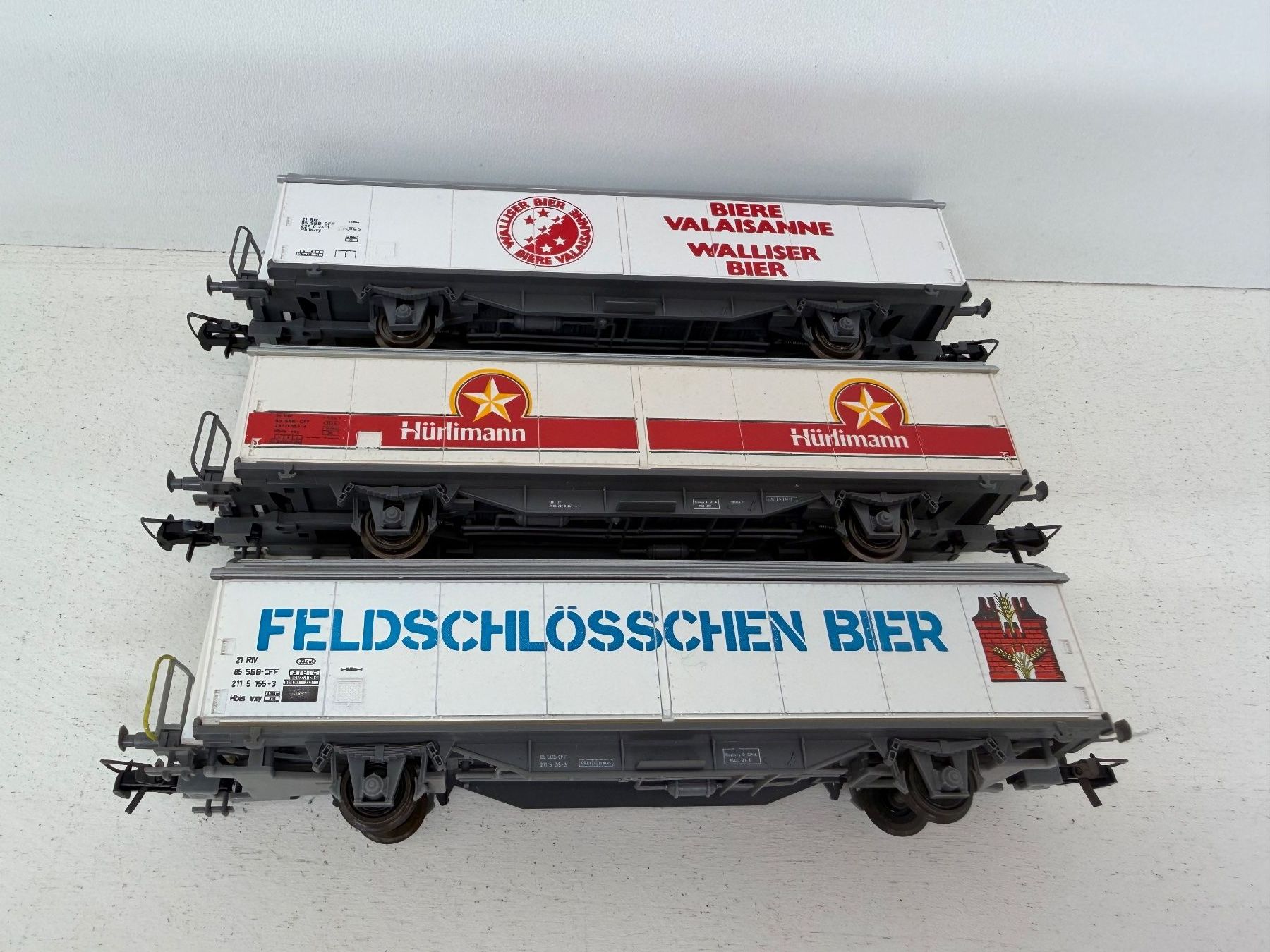 Roco Trains électriques: 3er Set Roco 291004, 46395 Güterwagen Bier / SBB – D'occasion à Büsserach par ModellbahnDepot 2