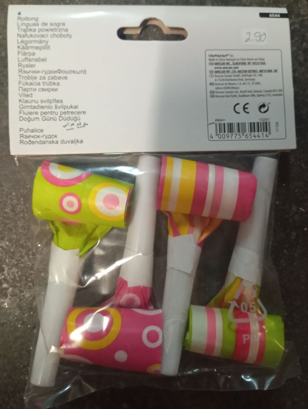 Giocattoli: 4 Luftrüssel assortiert  – Nuovo e nell'imballaggio originale da Winterthur venduto da pjuma01 1