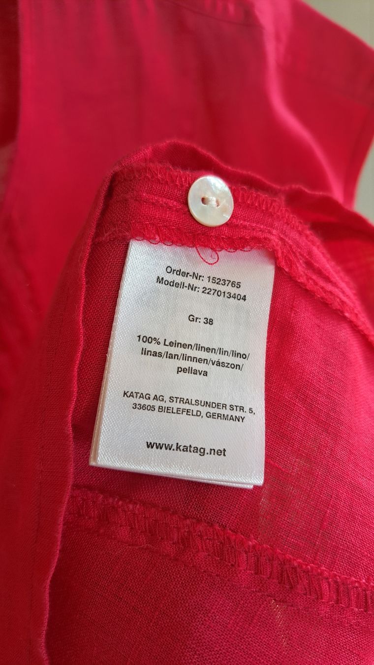 Blusen: CLARINA COLLECTION y2k Leinenbluse Leinen Bluse 38 M – Gebraucht aus Mollis von Fauchi99 7