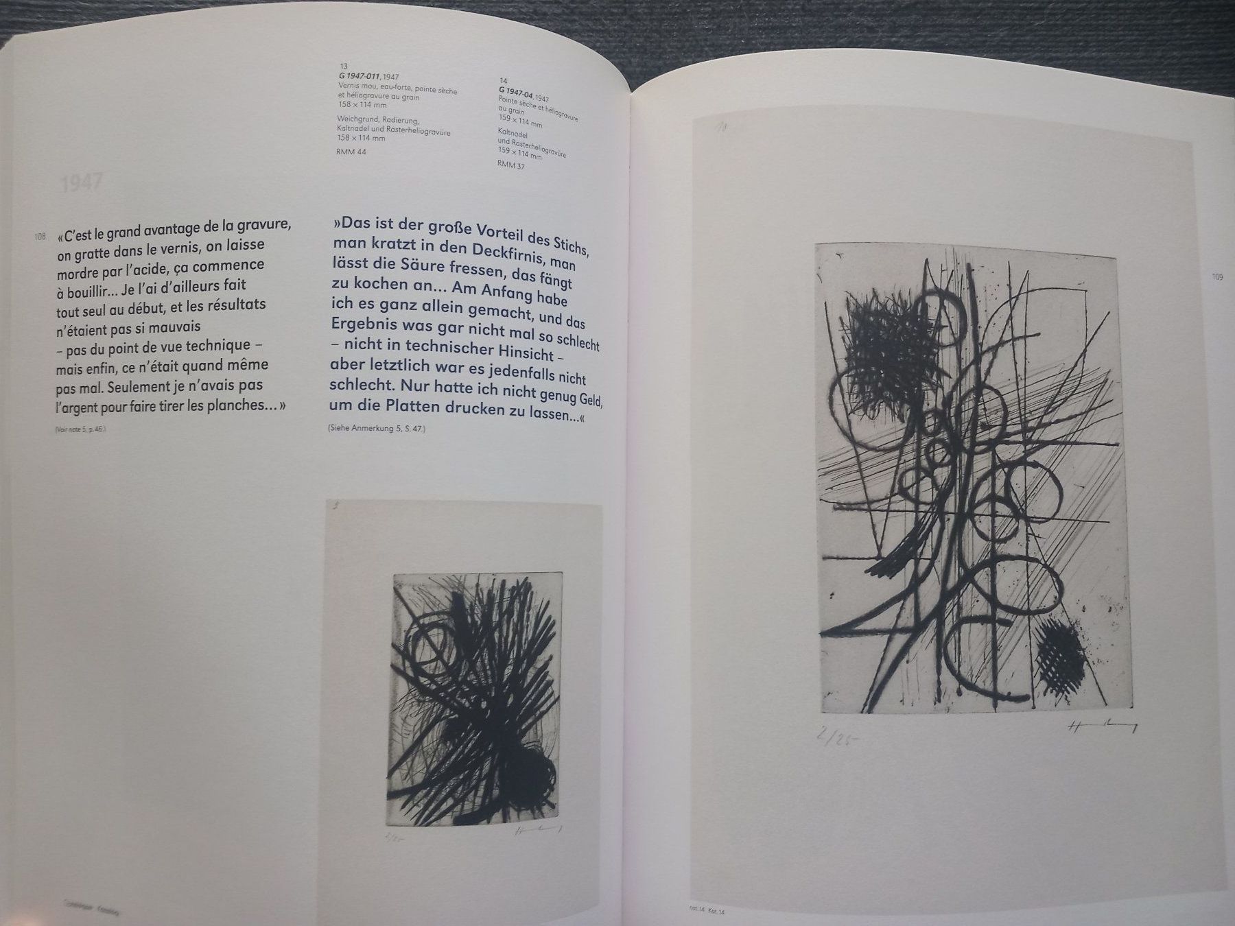 Libri: Livre - Hans Hartung - Estampes / Druckgraphik – Usato da Bernex venduto da casimali 3